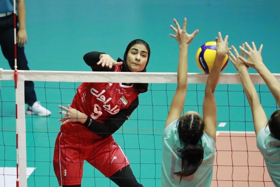 والیبال نوجوانان دختر آسیا؛ پیروزی ملی‌پوشان ایران برابر ازبکستان